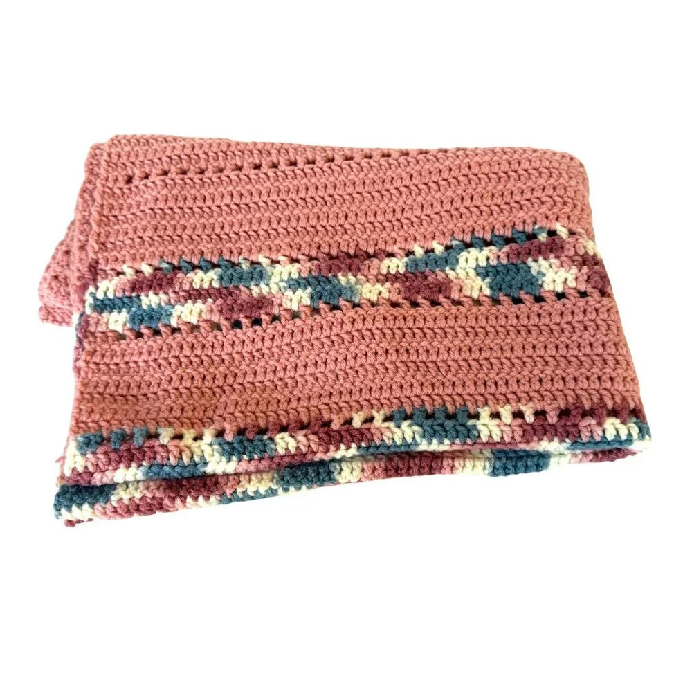 Knit Baby Girl Blanket 28